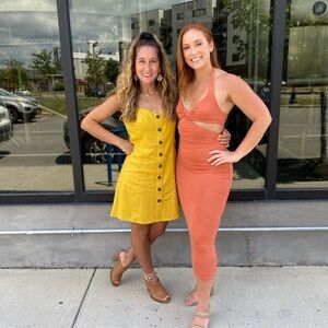 Oh Polly Orange Top Vibrant Stylish Comfortable